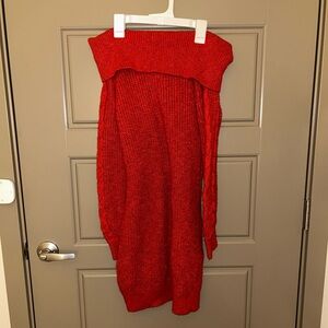 Abercrombie Off the Shoulder Sweater Dress